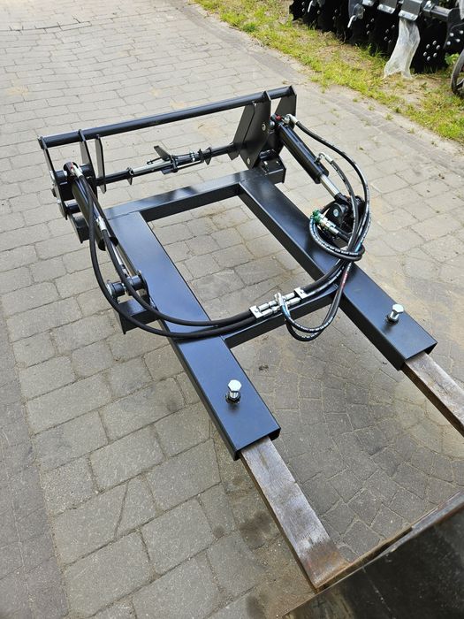 Adapter hydrauliczny z ramką euro na widły  paletowe .
