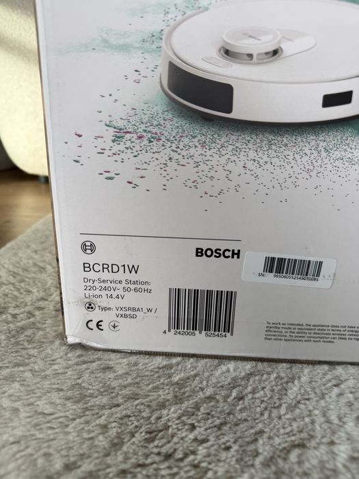 Robot sprzatajacy Bosch Spotless+ BCRD1W: 11000Pa LiDAR Smart Vision