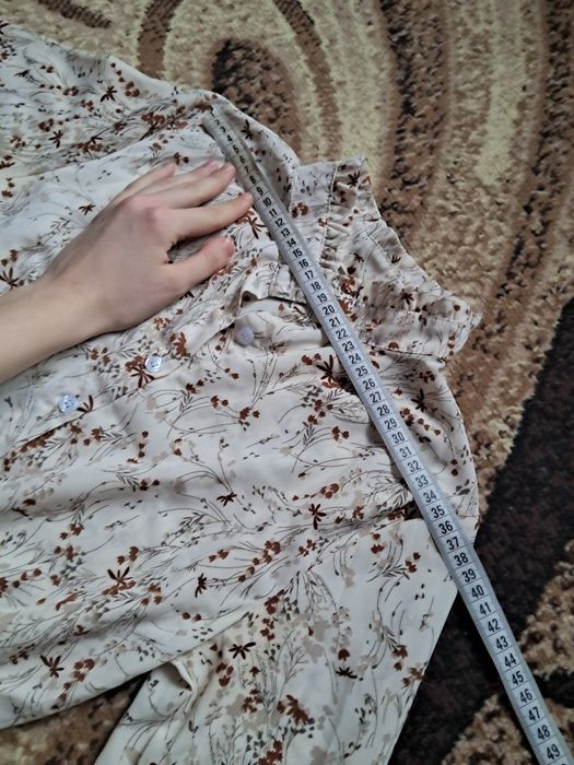 Шифонова сукня в квіточку