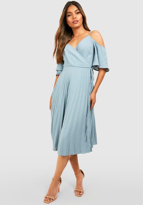 Сукня жіноча блакитно-сіра