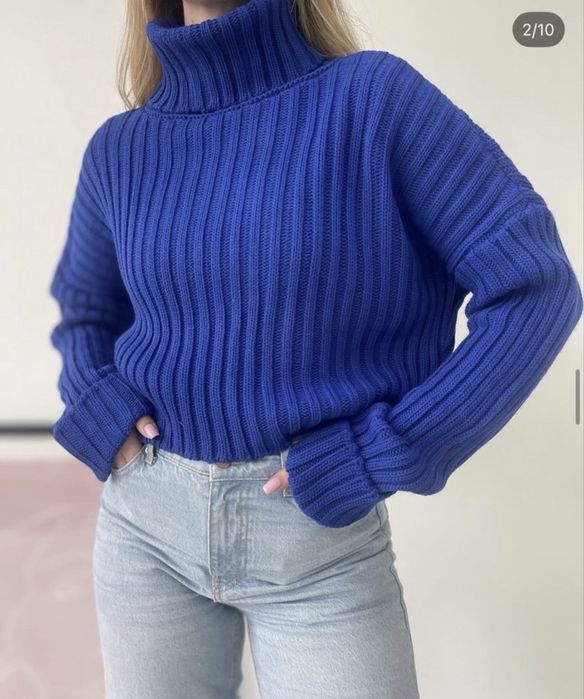 Светр жіночий теплий вʼязаний