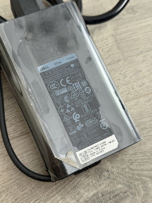 Оригінальний зарядний пристрій для ноутбука Dell USB Type-C 65W