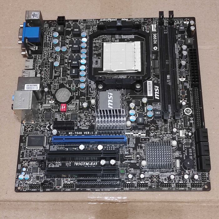 Материнская плата MSI 785GTM-E45 AM2+, 785G, PCI-Ex16