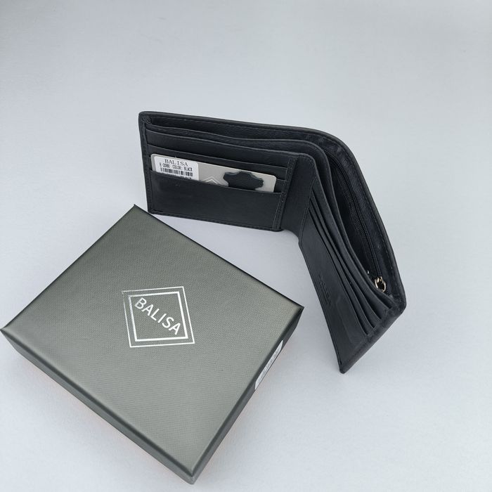 Гаманець чоловічий Balisa шкіряний кошелек мужской кожаный маленький