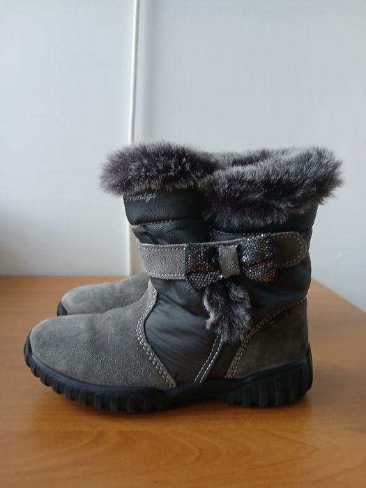 Зимние кожаные детские ботинки фирмы Primigi Gore-tex