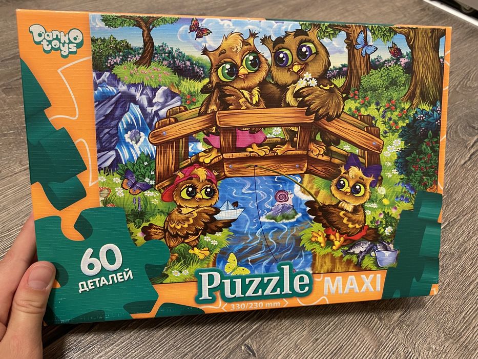 Пазли дитячі з совою