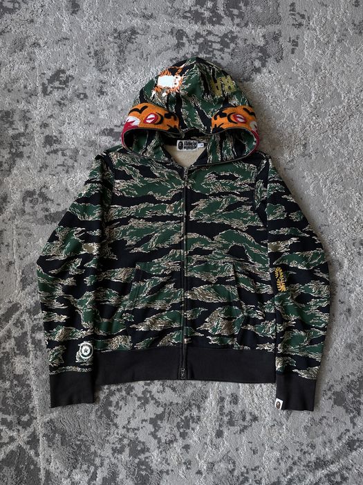 BAPE TIGER зіп худі