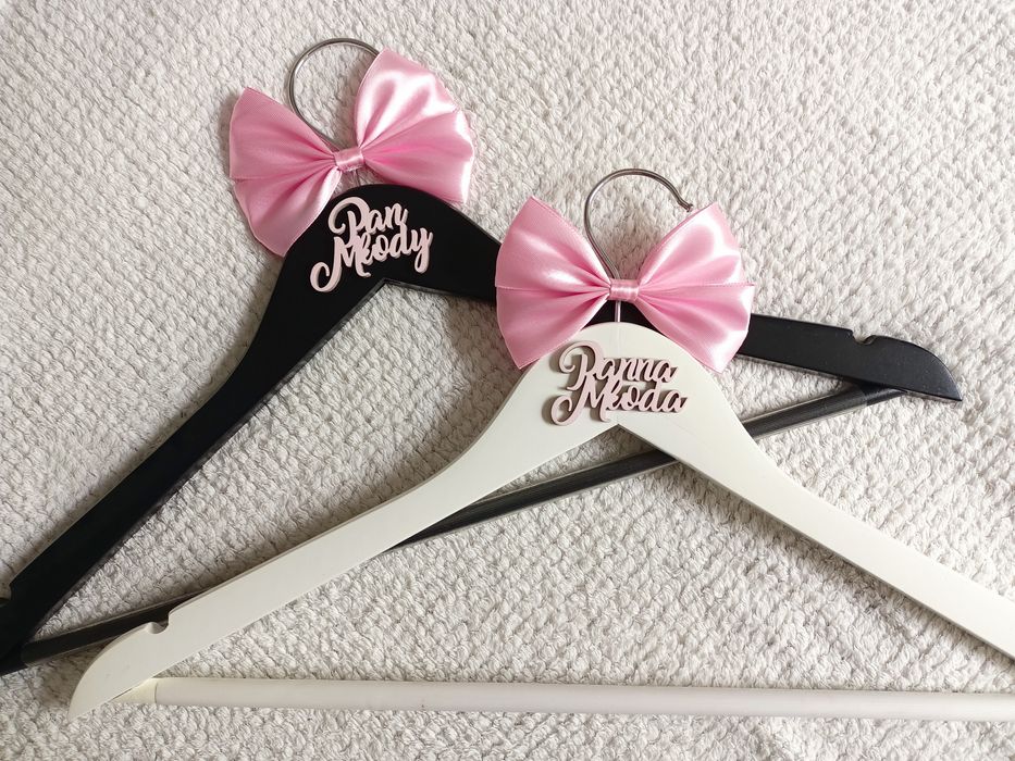 Wieszaki ślubne dekoracje akcesoria