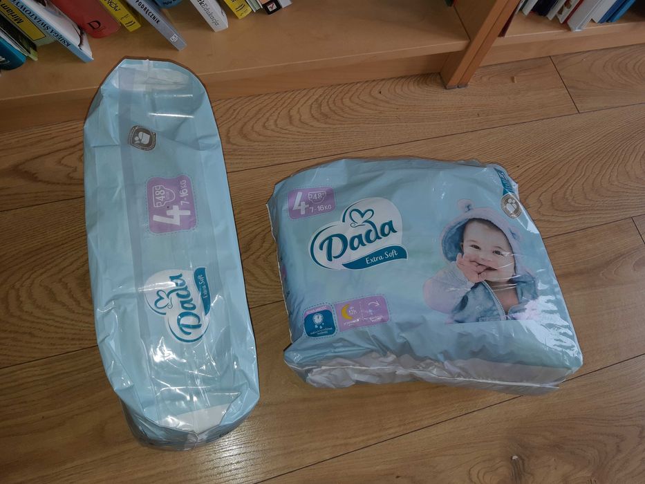 Pampersy rozmiar 4 zestaw + pampersy do pływania