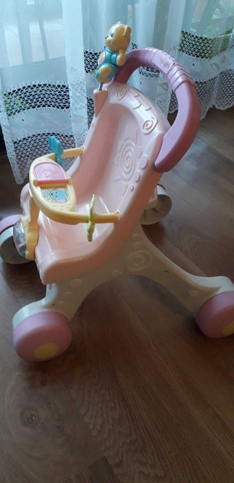 Pchacz / Chodzik / Wózek dla lalek Fisher Price 3w1