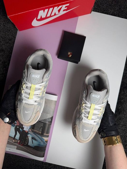 Жіночі кросівки найк Nike P-6000 W Light Grey Beige [36-41]