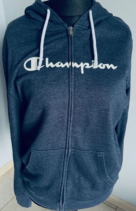 Champion bluza rozpinana kangurka , bawełniana  z kapturem M/L uniseks