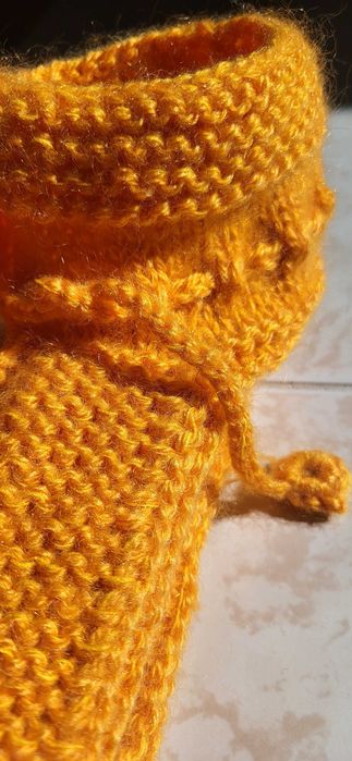 Meias / Sapatos de Lã feitas à Mão