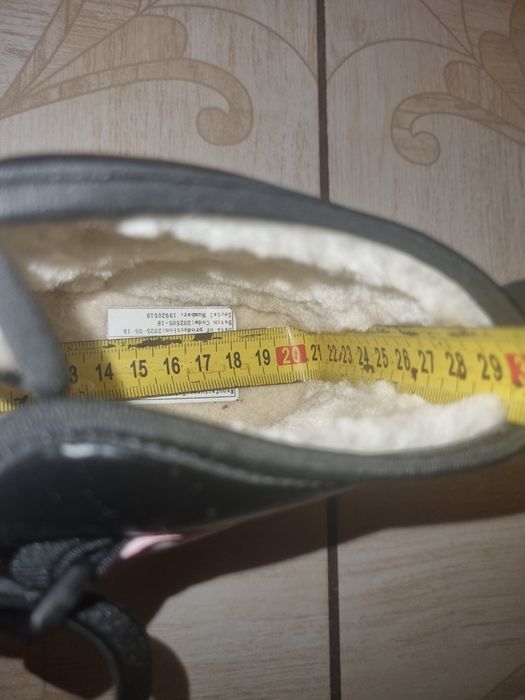 Ботінки дутіки дівчинка 33 р. 21 см