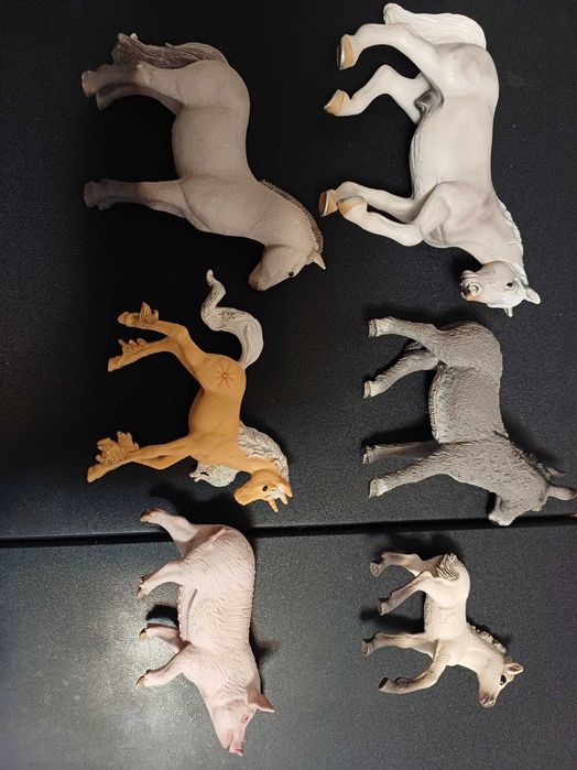 Schleich кінь осел свиня лоша овечка Papo пінгвін та сурікат