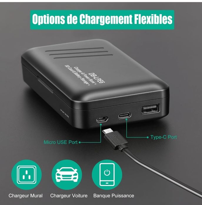 wielofunkcyjna ładowarka do Canon baterie 2300mAh