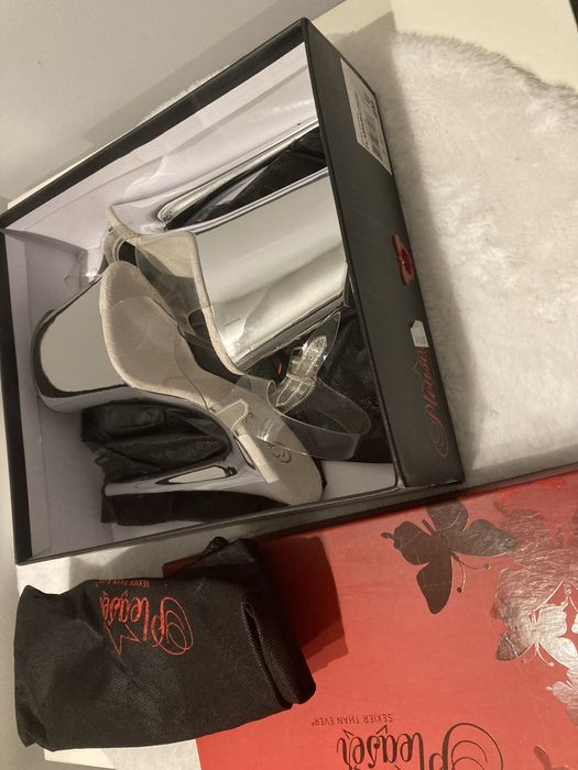 Pleaser flamingo szpilki szklanki buty pole dance 36