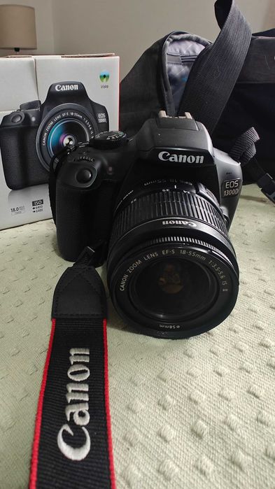 Canon EOS 1300D kit com objetiva