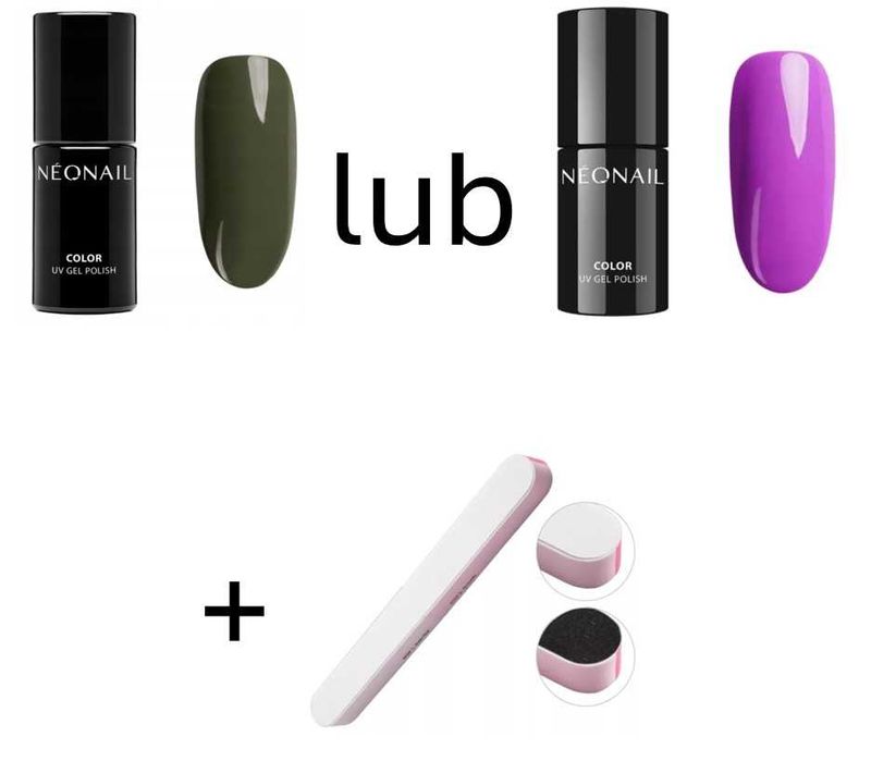 NEONAIL  Lakier Hybrydowy 7,2ml + Polerka 6 stronna | NOWE |