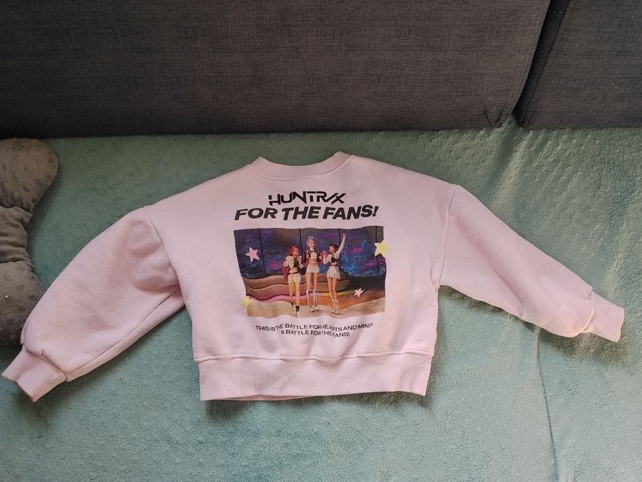 Bluza Zara róż rozmiar 122 KPOP Demon Hunters Hantrix