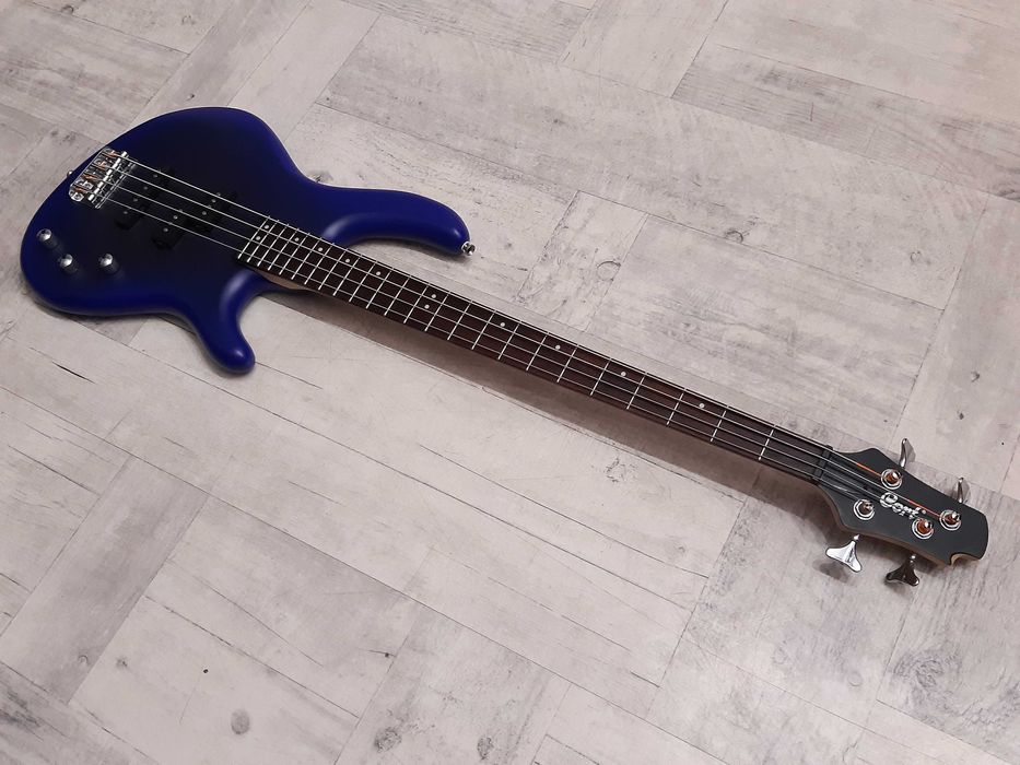 Gitara Basowa Cort Action-2015-Transparent Blue-wysyłka Gratis-zamiana