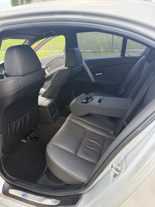 BMW E60 E61 Fotele Sporty Skóra Czarna Komplet Tapicerka M Pakiet