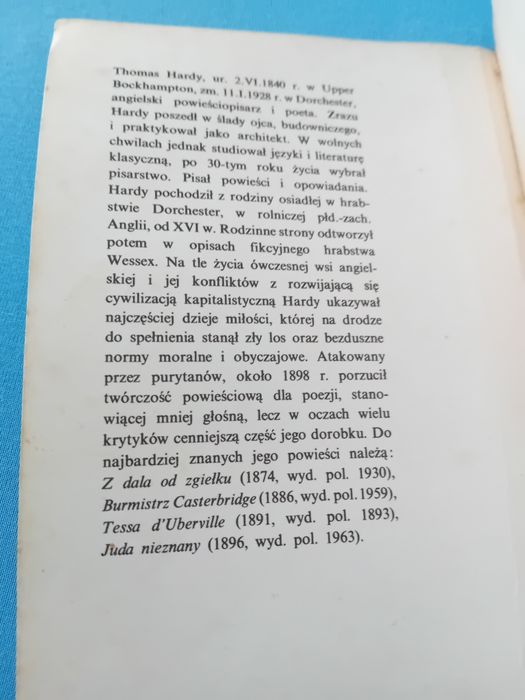 Pierwsza hrabina Wessex-Thomas Hardy