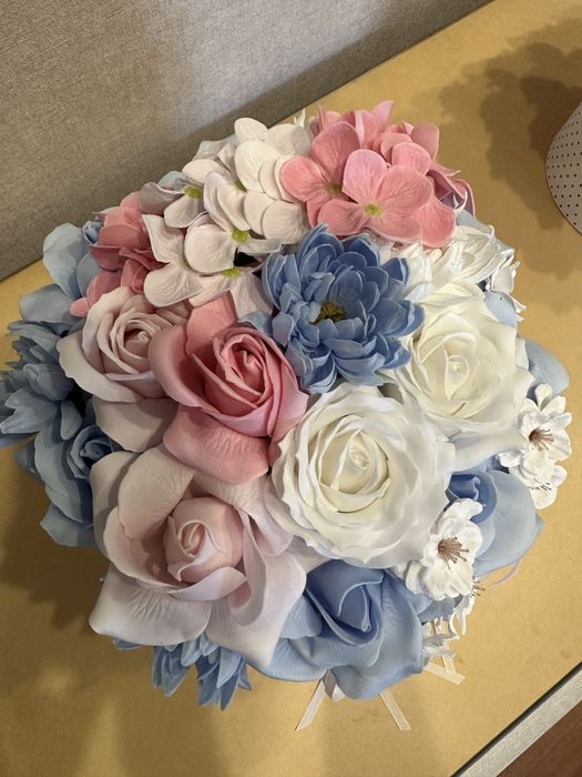 Большой букет с мыла