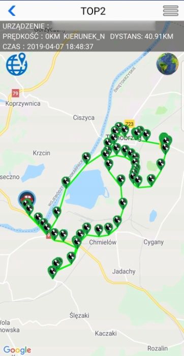 LOKALIZATOR GPS PSA KOTA OBROŻA polska aplikacja bez abonamentu
