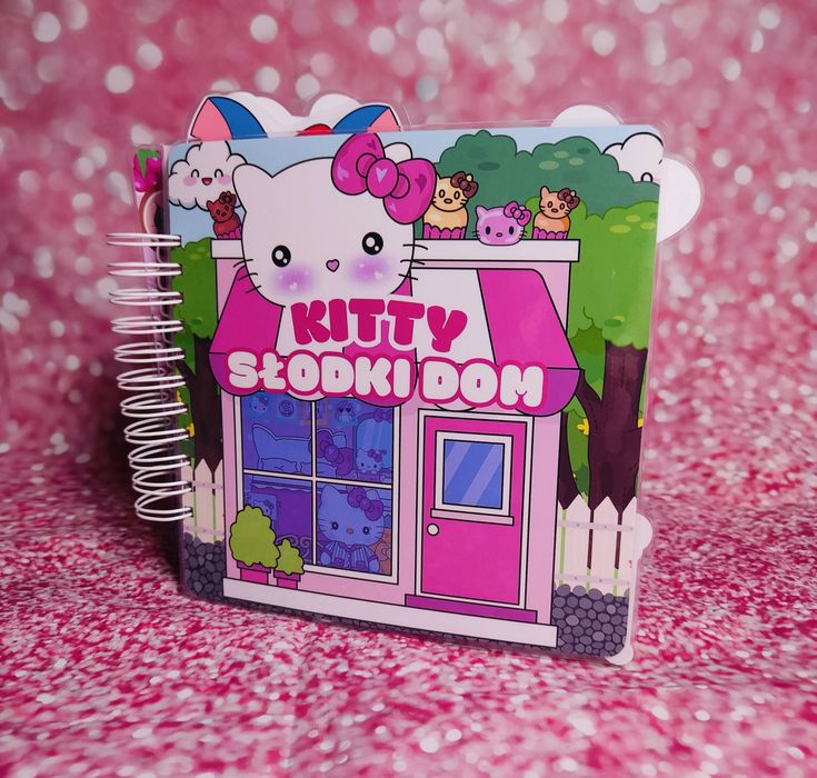 Książka na rzepy - Kitty słodki domek. Busybook, prezet dla dzecka