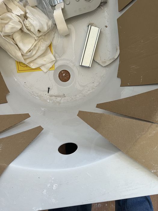 Banheiro retangular novo