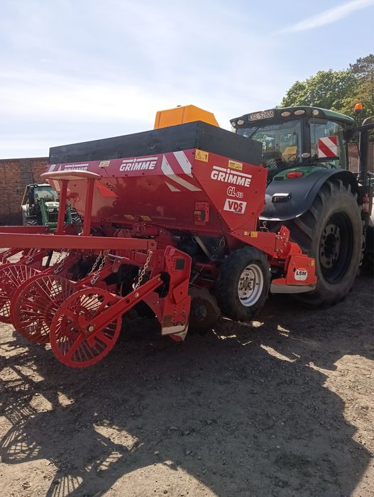Grimme GL410 + Brona wirowa