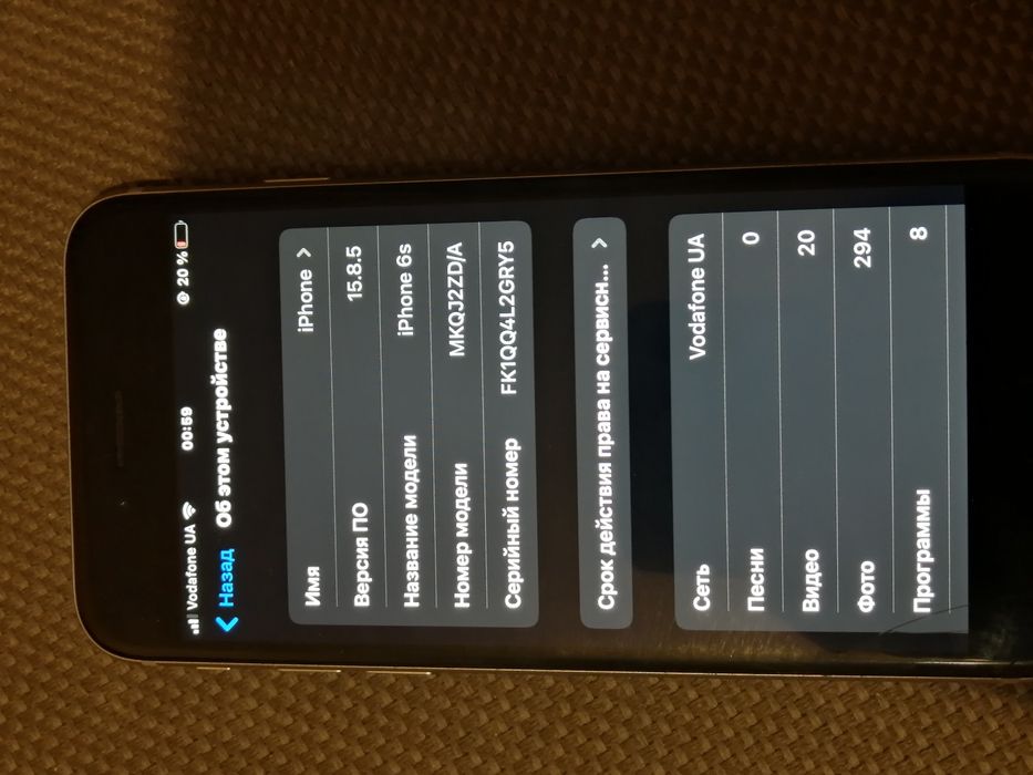 iPhone 6s 16GB / полностью рабочий / Touch ID работает