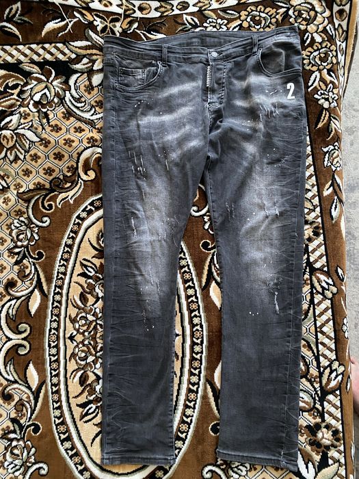 Джинси Dsquared2 оригінал, сірі, slim fit