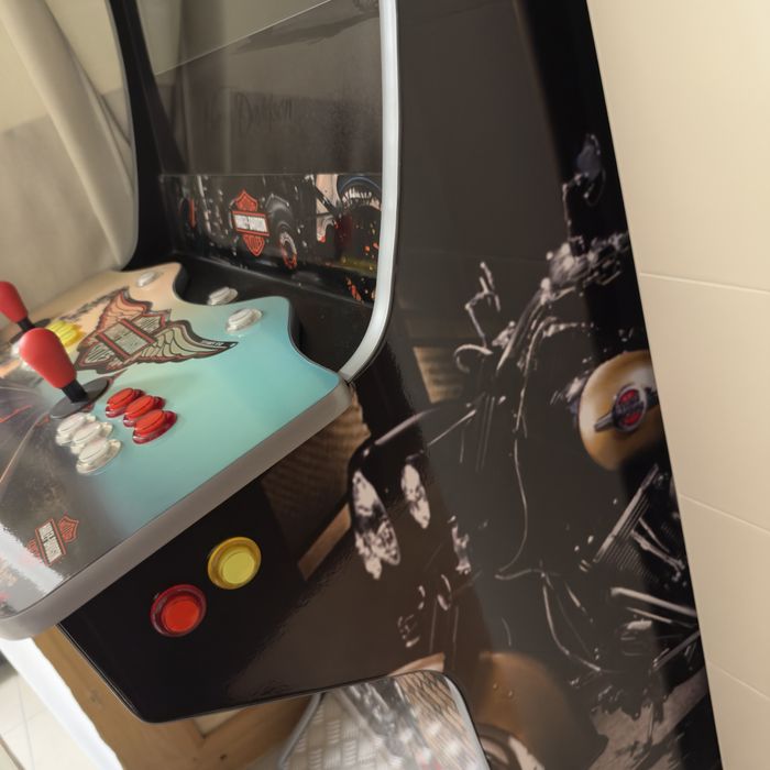 Arcade Box Harley-Davidson - 2 Jogadores - Impecável -