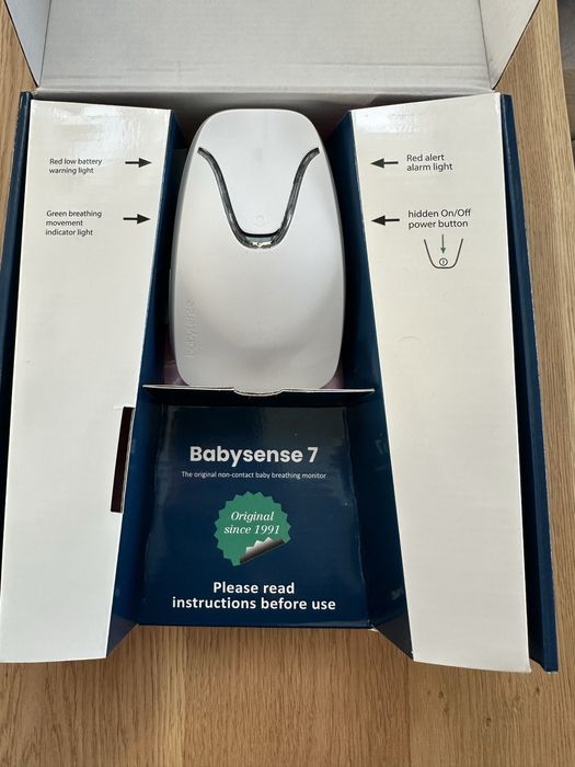 Monitor oddechu Babysense 7 | Stan Bardzo Dobry | Kompletny zestaw