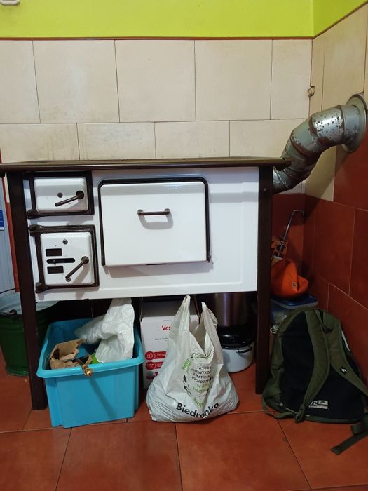 Piec  wolnostojący, kuchnia węglowa westfalka