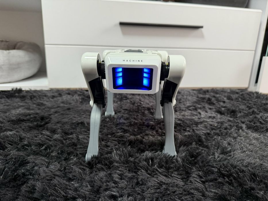 Робот собака даёт лапу бегает пртседает отжимается сПультом управления