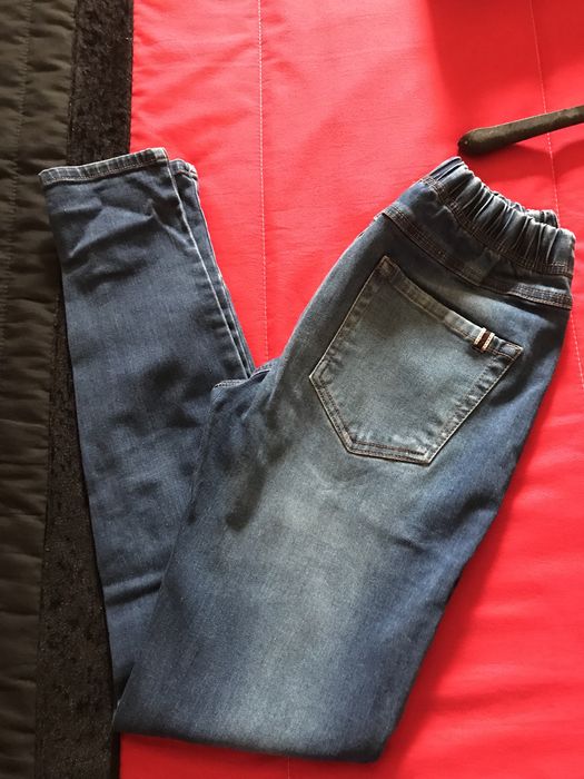 Calças de ganga usadas