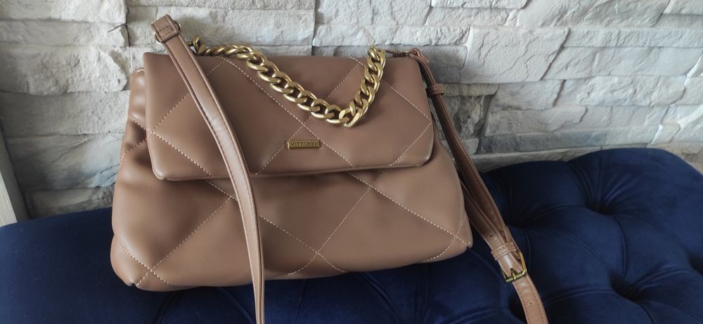 Torebka Wittchen camel na pasku