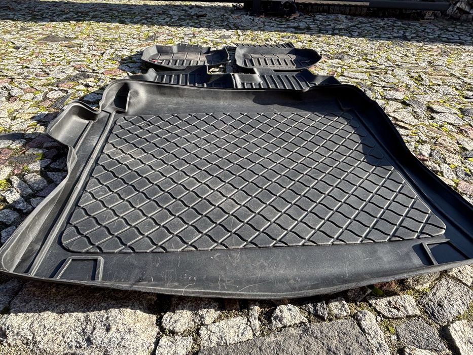 Dywaniki gumowe + mata bagażnika 3D BMW X4 G02 od 2018