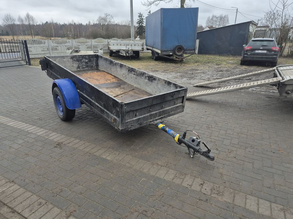 Przyczepka samochodowa 3.05x1.2 Alu burty