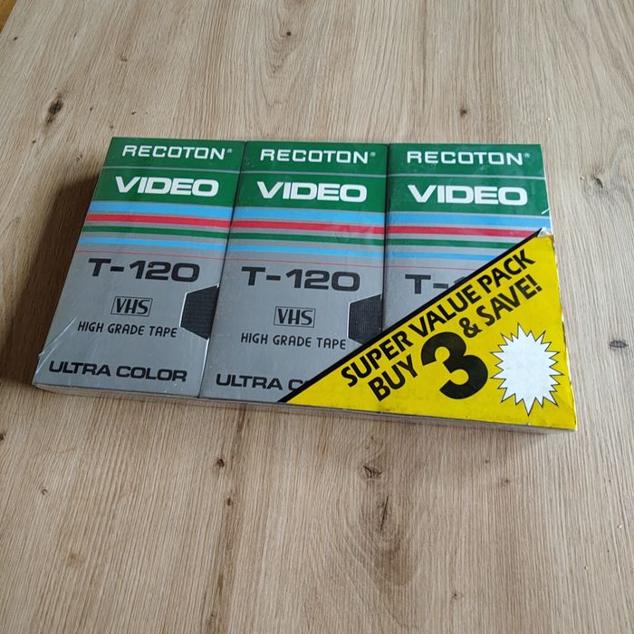 Nowe w folii kasety VHS
