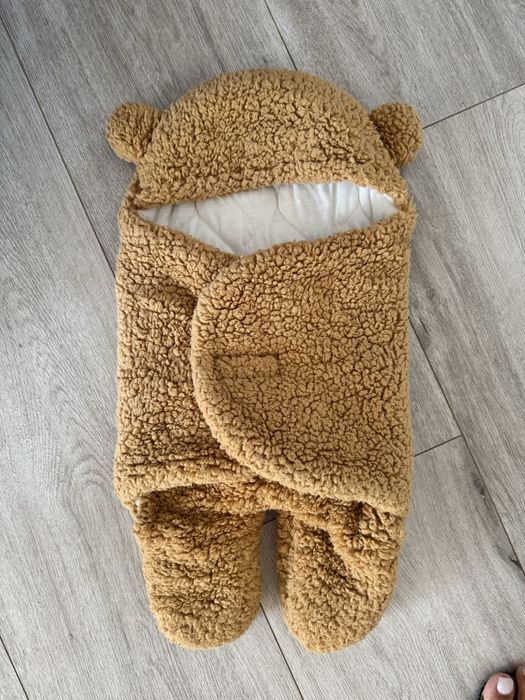 Теплий конверт дитячий ведмедик