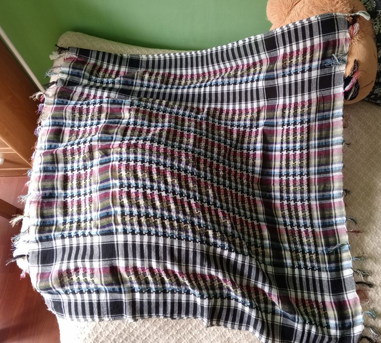 Chusta piękna kratka