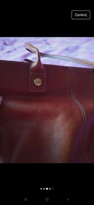 Skórzana torebka Picard