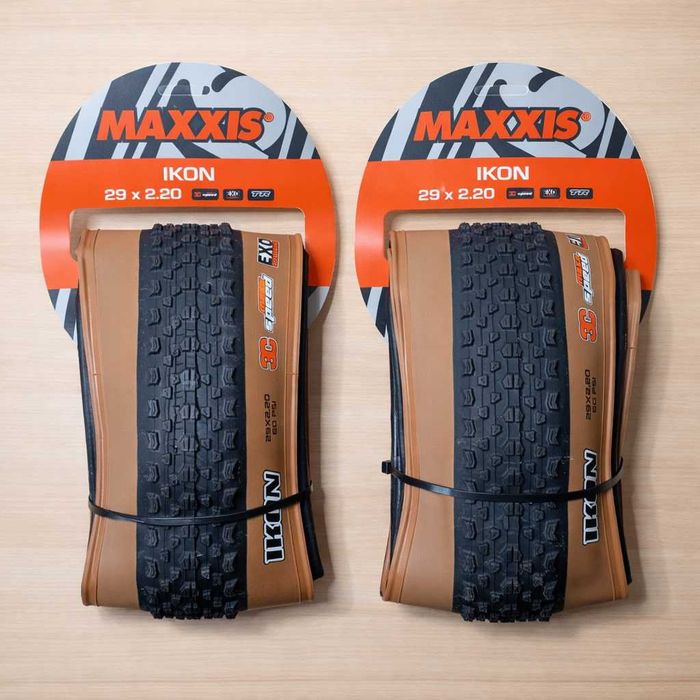 Pack 2 Pneus Maxxis Ikon Tanwall 29x2,20" EXO 3C MaxxSpeed TLR Folding