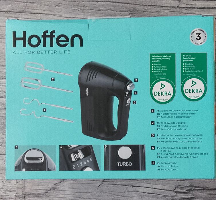 Nowy Mikser ręczny Hoffen 400W