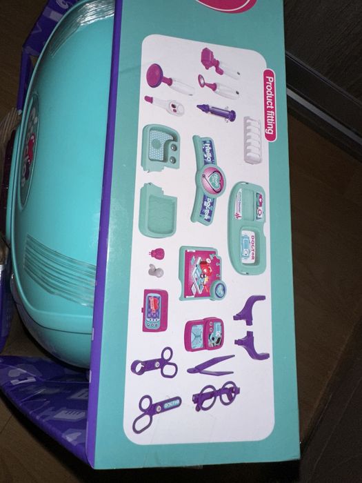 Набор доктора лiкаря 2в1 чемодан на колёсах