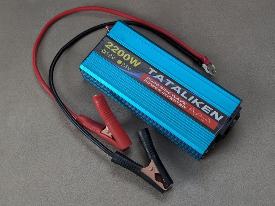 Інвертор Tataliken 1600w чистий синус євророзетка